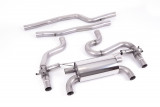 Valved Equal Lenght catback exhaust BMW M2 Competition Coupé (F87) OPF/GPF Milltek Sport - burnt titanium tips