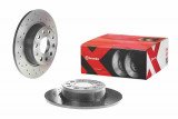 Brembo Xtra vrtané kotouče zadní nápravy 272x10mm Škoda Octavia RS Golf GTI