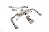 Secondary catback Toyota GR Corolla 1.6 Turbo Milltek Sport - non resonated / titanium tips