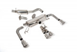 Secondary catback Toyota GR Corolla 1.6 Turbo Milltek Sport - resonated / titanium tips