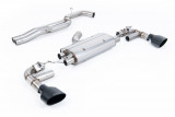 80mm Catback exhaust AUDI TT RS 8S 2.5 TFSI Milltek Sport - Non-Resonated / Black oval tips