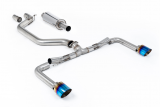 RACE Catback exhaust Cupra Leon Hatchback 2,0 TSI 180kW / 245hp Milltek Sport - Burnt Titanium tips