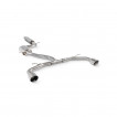 GPFback exhaust Cupra Leon 245 Scorpion Exhaust - Resonated / Polished Daytona tips