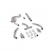 GPFback exhaust Cupra Leon 245 Scorpion Exhaust - Resonated / Polished Daytona tips