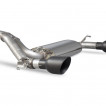 Valved Supersport catback exhaust Ford Focus MK3 RS Scorpion Exhaust - Resonated / Ceramic Daytona tips