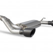 Catback výfuk Supersport Ford Focus MK3 RS Scorpion Exhaust - S rezonátorem / Keramické Daytona koncovky