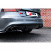 Klapkový Catback výfuk Audi RS7 (C7) 4.0 TFSI Biturbo Quattro Scorpion Exhaust - Bez rezonátoru / Karbonové Ascari koncovky