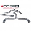 Cobra Sport Cat Back Venom Range exhaust VW Golf (5K) GTD 2.0 TDI - TP38 tips