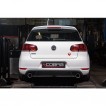 Cobra Sport Cat Back Venom Range exhaust VW Golf (5K) GTD 2.0 TDI - TP38-BLK tips