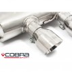 Cobra Sport Turbo Back exhaust VW Golf (5K) R - de-cat / non-resonated / TP34 tips