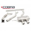 Cobra Sport Turbo Back exhaust VW Golf (5K) R - de-cat / non-resonated / TP34 tips