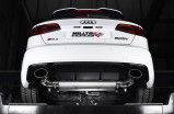 Catback výfuk AUDI RS3 8V Sportback 2,5 TFSI Milltek Sport - bez rezonátoru / černé koncovky