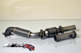 BCS Automotive Turbo Back výfuk VW Scirocco R 2,0 TSI 195kW - Sport Cat 200