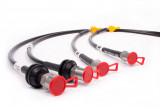 Forge Motorsport Brake hoses for BMW M5 F10 - transparent red