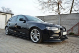 Maxton Design Prahové lišty Audi A4/S4/A4 S-Line B8 Facelift - karbon