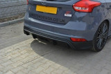 Maxton Design Spoiler zadního nárazníku Ford Focus ST Mk3 Facelift - černý lesklý lak