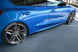 Maxton Design Prahové lišty Ford Focus Mk4 ST/ST-Line - černý lesklý lak