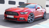 Maxton Design Spoiler předního nárazníku Ford Mustang Mk6 - karbon