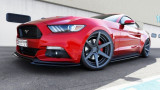 Maxton Design Prahové lišty Ford Mustang Mk6 - černý lesklý lak