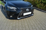 Maxton Design Spoiler předního nárazníku Lexus GS Mk4 Facelift - černý lesklý lak