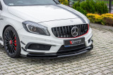 Maxton Design Spoiler předního nárazníku Mercedes A45 AMG W176 - černý lesklý lak