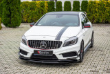 Maxton Design Spoiler předního nárazníku Mercedes A45 AMG W176 - karbon