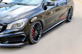 Maxton Design Prahové lišty Mercedes CLA 45 AMG (C117) - černý lesklý lak