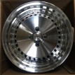 Stuttgart Wheels ST4 15x8 ET25 4x100 alu kola - celo leštěné stříbrné s límcem