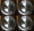 Stuttgart Wheels ST4 15x8 ET25 4x100 alu kola - celo leštěné stříbrné s límcem