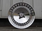 Stuttgart Wheels ST4 15x8 ET25 4x100 alu kola - celo leštěné stříbrné s límcem