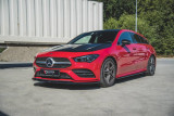 Maxton Design Spoiler předního nárazníku Mercedes CLA (C118) AMG-Line V.2 - černý lesklý lak