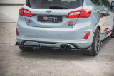 Maxton Design Spoiler zadního nárazníku Racing s křidélky Ford Fiesta ST Mk8 - matná červená