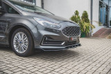 Maxton Design Spoiler předního nárazníku Ford S-Max Mk2 Vignale Facelift - černý lesklý lak