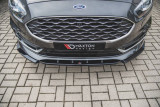 Maxton Design Spoiler předního nárazníku Ford S-Max Mk2 Vignale Facelift - černý lesklý lak