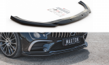 Maxton Design Spoiler předního nárazníku Mercedes CLS (C257) AMG-Line V.1 - černý lesklý lak