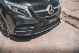 Maxton Design Spoiler předního nárazníku Mercedes třídy V AMG-Line (W447) Facelift V.3 - karbon