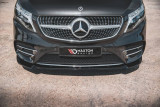 Maxton Design Spoiler předního nárazníku Mercedes třídy V AMG-Line (W447) Facelift V.3 - karbon