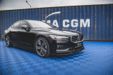 Maxton Design Prahové lišty Volvo S60 Mk3 R-Design V.1 - černý lesklý lak