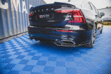 Maxton Design Spoiler zadního nárazníku s žebrováním Volvo S60 Mk3 R-Design - karbon