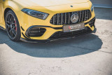 Maxton Design Spoiler předního nárazníku Mercedes AMG A45 S (W177) V.1 - černý lesklý lak