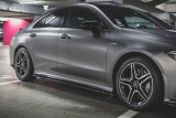 Maxton Design Prahové lišty Mercedes AMG CLA 35 / 45 (C118) - černý lesklý lak