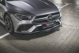 Maxton Design Spoiler předního nárazníku Mercedes AMG CLA 35 Aero (C118) V.1 - černý lesklý lak