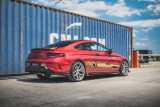 Maxton Design Zesílený zadní difuzor Racing Mercedes AMG C43 Coupe (C205) - červená