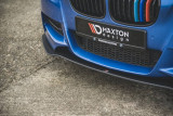 Maxton Design Zesílený spoiler předního nárazníku Racing BMW M135i F20 - červeno-černá