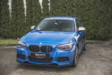 Maxton Design Zesílený spoiler předního nárazníku Racing BMW M135i F20 - červeno-černá