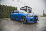 Maxton Design Zesílené prahové lišty Racing BMW M135i F20 - červeno-černá