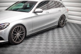 Maxton Design Prahové lišty Mercedes C W205 - karbon