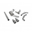 GPF-back exhaust VW Golf GTi Mk8 Scorpion Exhaust - non-resonated / Indy trims