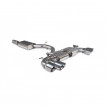 Valved GPF-back exhaust Audi S3 (8Y) Quattro Sportback Scorpion Exhaust - resonated / polished trims