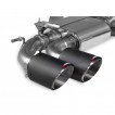 Valved GPF-back exhaust Audi S3 (8Y) Quattro Sportback Scorpion Exhaust - non-resonated / carbon fibre trims